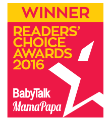 Winner readers choice awards 2016 BabyTalk MamaPapa